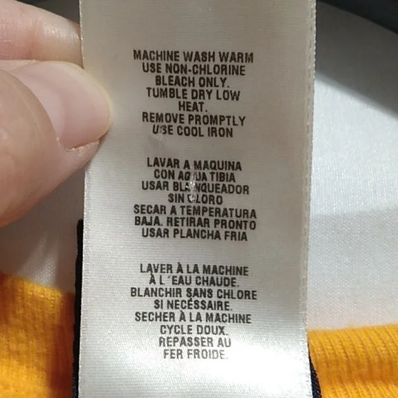 SALE! Reebok Pittsburgh Steelers Vtg NFL Shirt Sz.L (BX51) - Picture 6 of 7